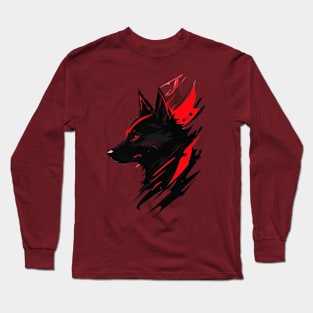 Black Dog Design Long Sleeve T-Shirt